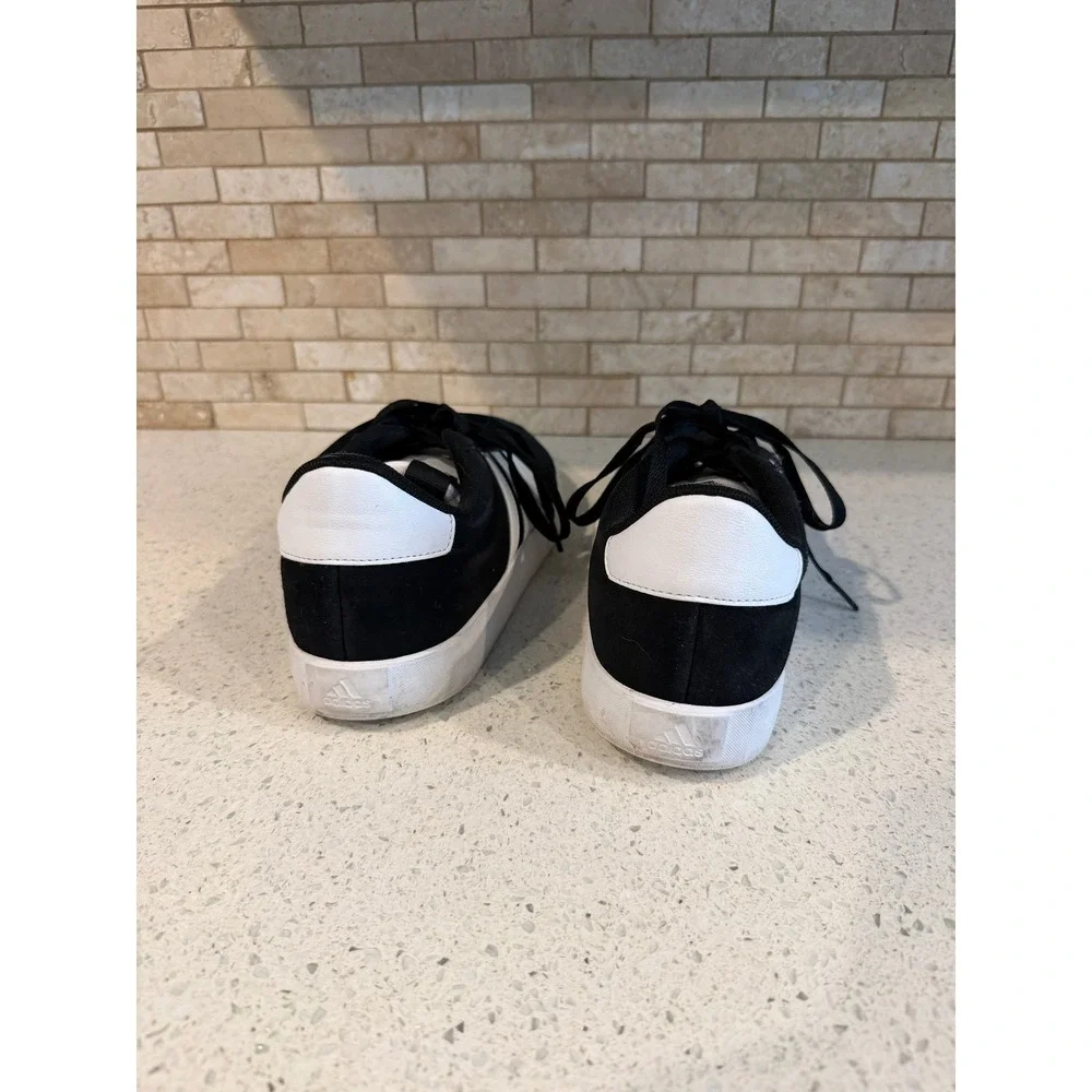 Adidas VL Court 3.0 Black White Women's Size 9.5 Without Box
